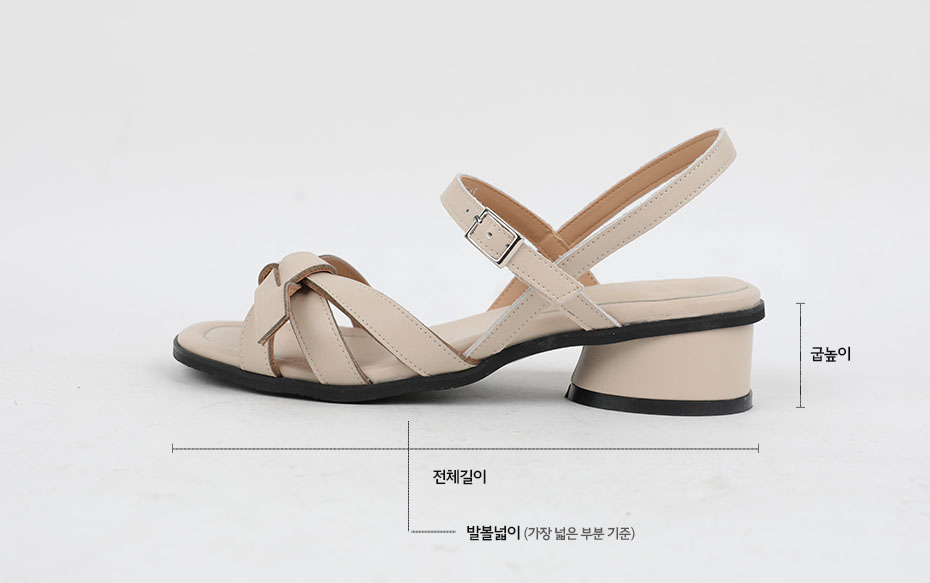 사랑 만들기 스트랩 샌들 힐(4cm) 상세 이미지 9
